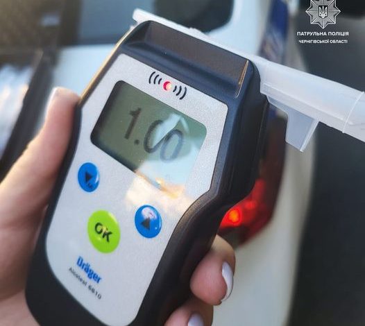 У Чернігові затримали п’яного водія