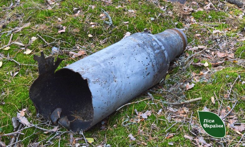У лісі на Чернігівщині знайшли снаряд від «Урагану»