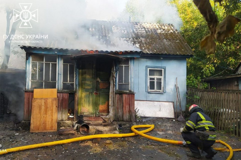 За добу вогнеборці Чернігівщини ліквідували дві пожежі