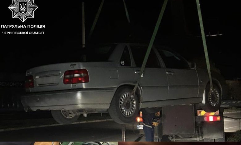 П’яні або під кайфом: у Чернігові за ніч патрульні зупинили чотирьох водіїв