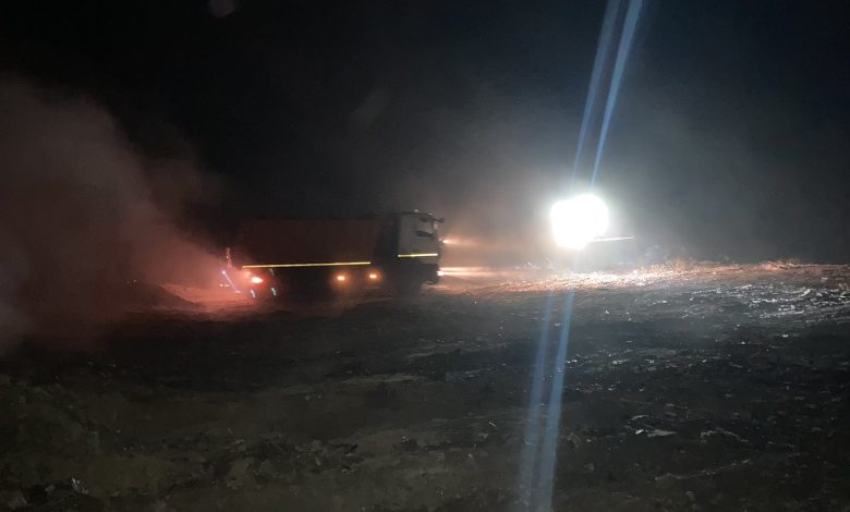 Причиною пожежі на міському сміттєзвалищі в Чернігові став підпал (Фото)