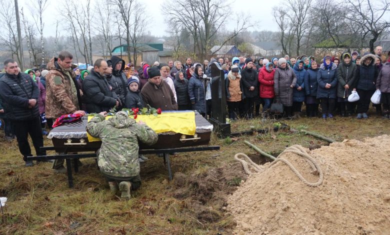 Чернігівщина прощалася з полеглим Героєм