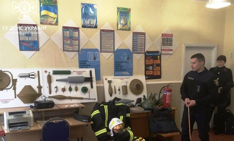 Чернігівська область: рятувальники та освітяни відкрили ще один «Клас безпеки»