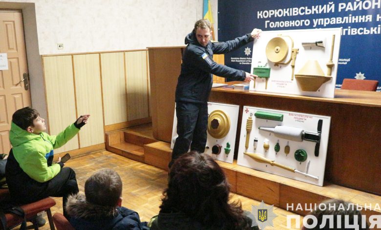 Цікаво та інформативно: у громаді на Чернігівщині поліцейські проводять безпекові заходи з дітьми