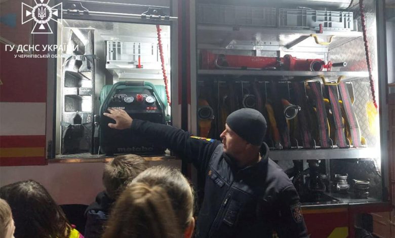 До ніжинських рятувальників завітали школярі