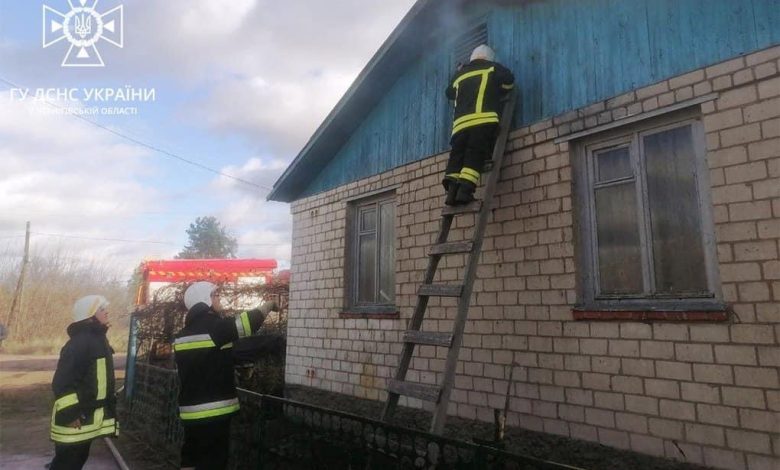 На Чернігівщині впродовж доби вогнеборці ліквідували три пожежі