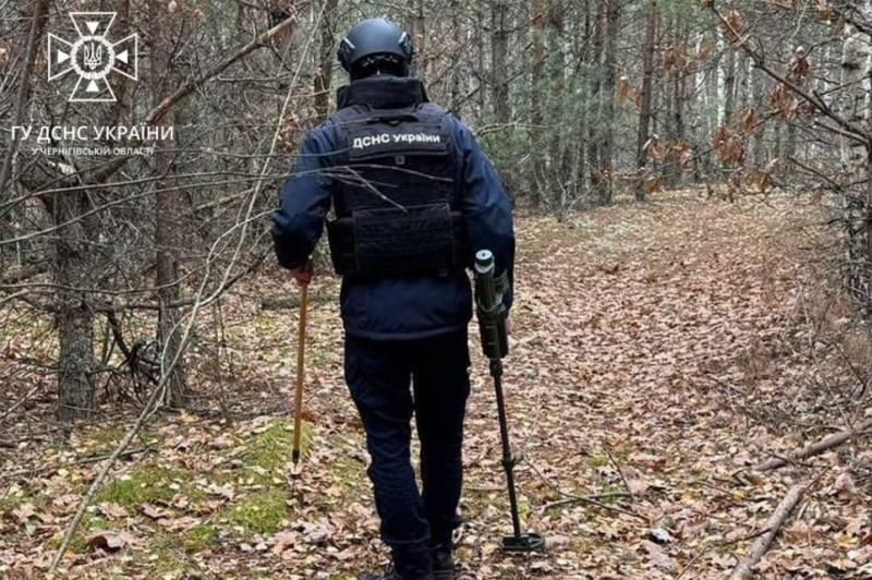 Сапери продовжують розмінування територій на Чернігівщині