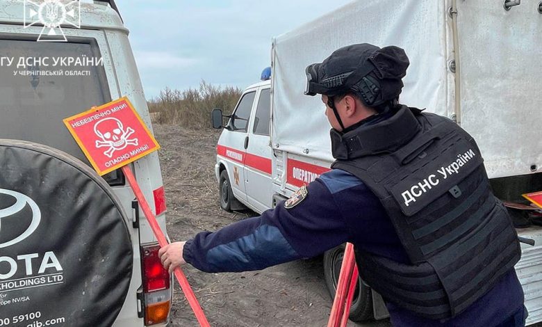 Сапери продовжують розмінування територій на Чернігівщині