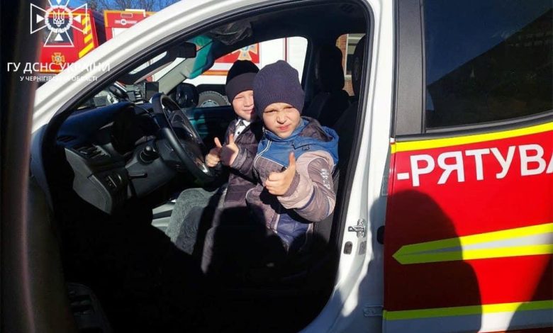 Школяри із громади на Чернігівщині побули рятувальниками (Фото)