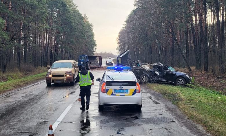 У Чернігівському районі сталася смертельна ДТП (Фотофакт)