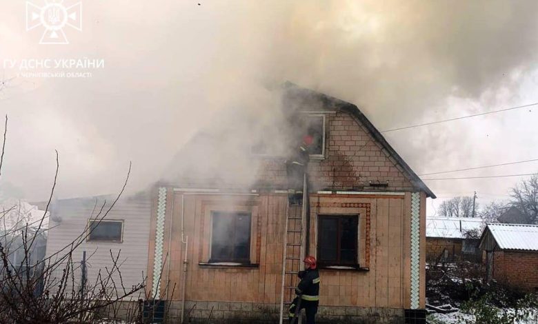 Вогнеборці врятували людину під час пожежі на Чернігівщині