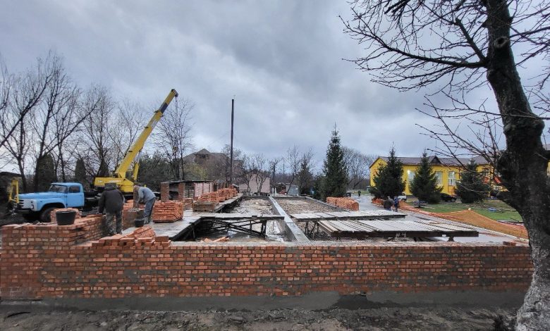 Закладено фундамент нового харчоблоку в Іванівському ліцеї (Фото)