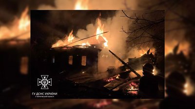На Чернігівщині під час пожежі у житловому будинку загинула літня жінка