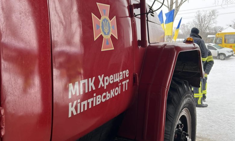 Підрозділ місцевої пожежної охорони відкрили в селі Хрещате Кіптівської громади