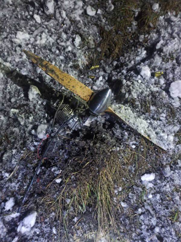 У Бахмачі на територію підприємства прилетів начинений вибухівкою безпілотник (Фото)