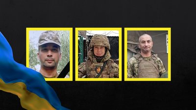 На Чернігівщині поховали трьох захисників України — Андрія Янченка, Станіслава Миленка та Сергія Рожка