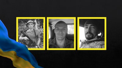 На Чернігівщині в останню путь провели трьох військових ЗСУ