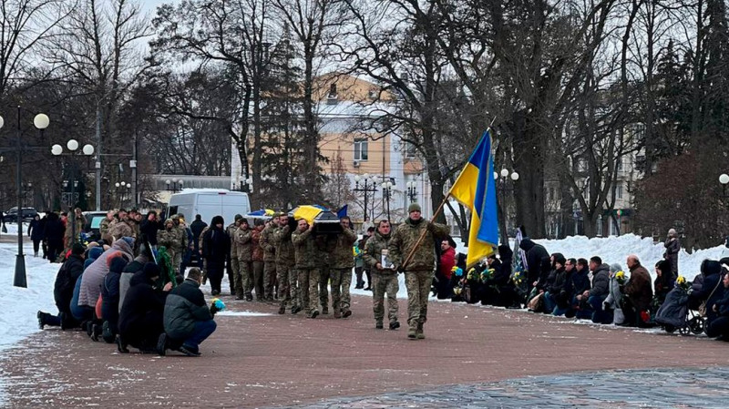 На Чернігівщині поховали трьох бійців, які загинули при виконанні бойових завдань на Харківщині та Донеччині