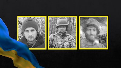 На Чернігівщині поховали трьох солдат, які загинули на фронті