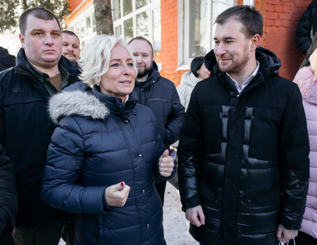У Чернігові з першим візитом — Спікерка Парламенту Латвії Дайга Міеріня