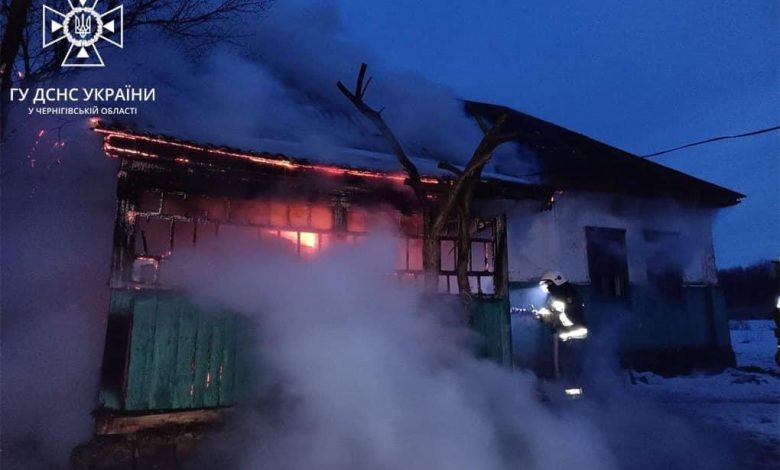За добу рятувальники Чернігівщини ліквідували 5 пожеж