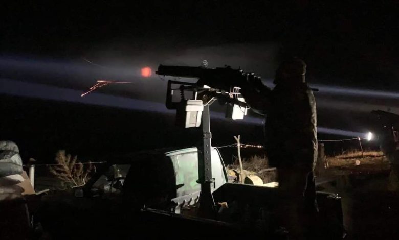 Зʼявилося відео збиття «шахедів» у Північній операційній зоні