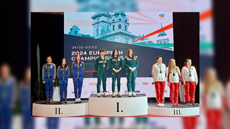 Олена Костевич з Чернігова виборола срібну медаль на чемпіонаті Європи зі стрільби з пневматичної зброї