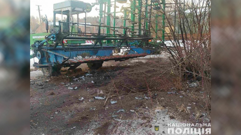 Війська РФ обстріляли сільгосппідприємство на прикордонні Чернігівщини