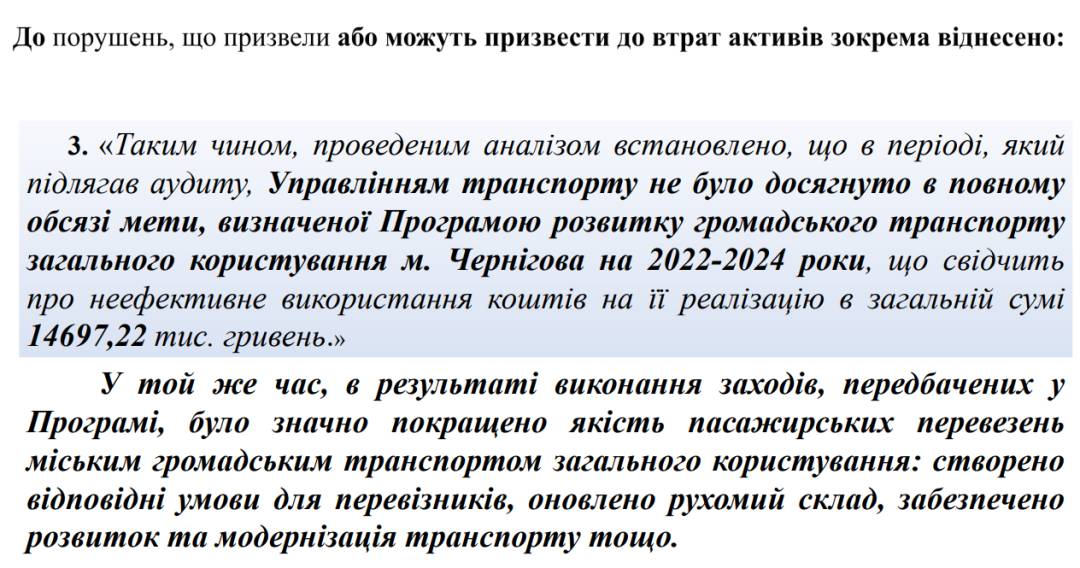 Це фільчина грамота, — Олександр Ломако прокоментував результати аудиту Чернігівської міської ради