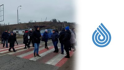 У "Чернігівводоканалі" відреагували на протести людей, які перекрили дорогу і вимагали заключити з ними договори