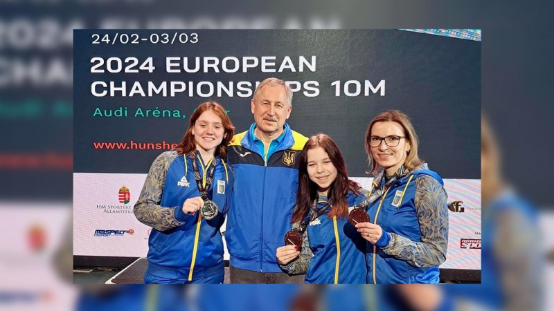 Олена Костевич з Чернігова виборола срібну медаль на чемпіонаті Європи зі стрільби з пневматичної зброї