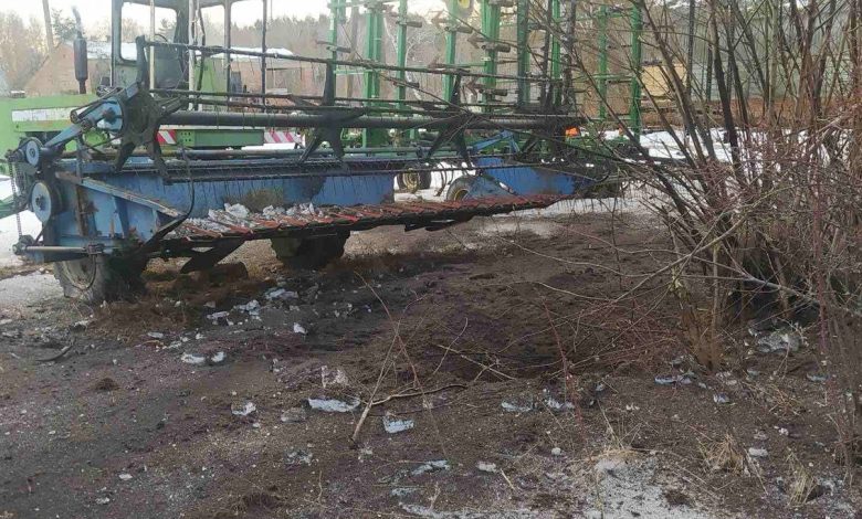 Росіяни обстріляли сільгосппідприємство на прикордонні Чернігівщини (Фото)