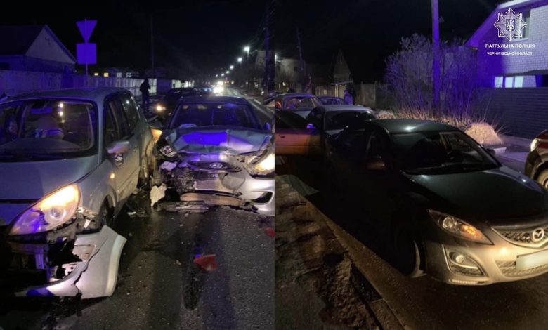 У Чернігові водій скоїв масове ДТП