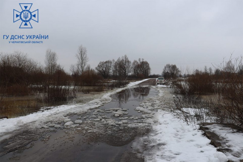 Ускладнено під’їзд до 127 домоволодінь через повінь на Чернігівщині