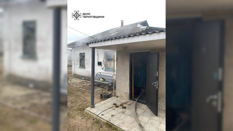 На Чернігівщині після пожежі в будинку виявили тіло чоловіка