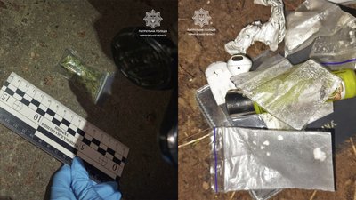У Чернігові протягом одного дня патрульні виявили трьох людей, які мали при собі, ймовірно, наркотики