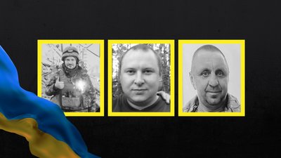 На Чернігівщині попрощалися з трьома військовими ЗСУ, які загинули в боях на Луганщині та Харківщині