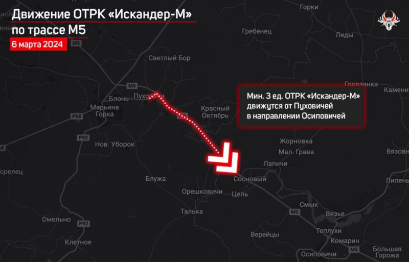 На території Білорусі зафіксовано рух «Іскандерів»