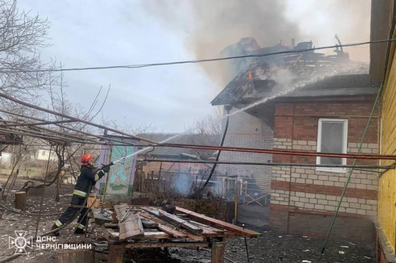 Рятувальники Чернігівщини шість разів залучалися до ліквідації пожеж