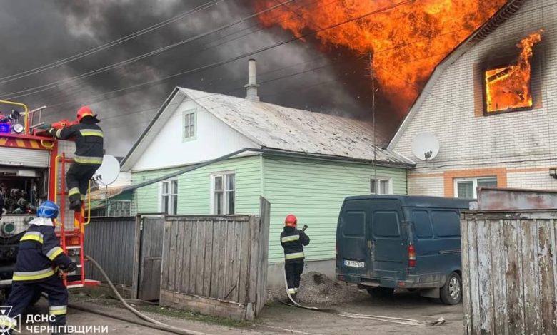 Рятувальники Чернігівщини шість разів залучалися до ліквідації пожеж