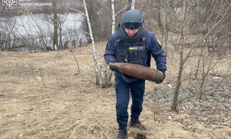 Сапери Чернігівщини виявили п’ять вибухонебезпечних предметів