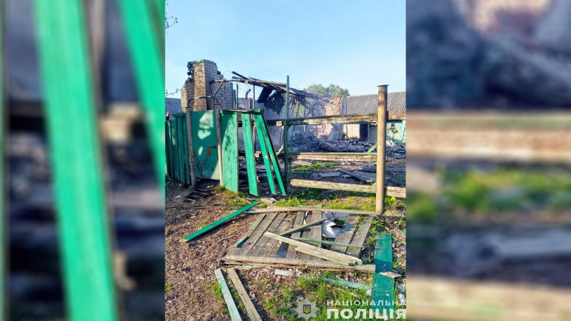Будинок згорів разом із майном: наслідки російського обстрілу прикордонного села на Новгород-Сіверщині