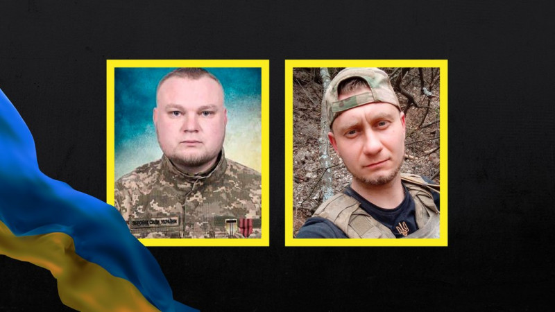 На Чернігівщині попрощалися з двома захисниками, які загинули в боях на Харківщині та Луганщині