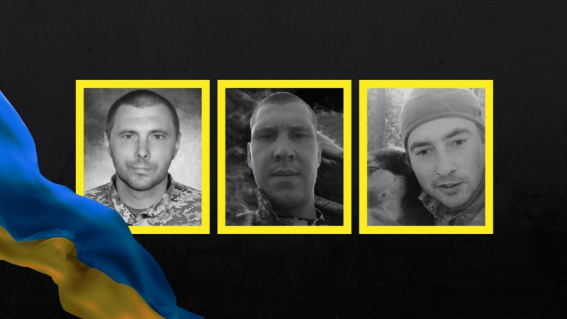 На Чернігівщині попрощалися з трьома військовими ЗСУ: одного з яких опізнали за результатами ДНК-експертизи