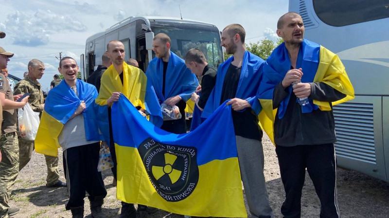 Україна повернула з російського полону 14 нацгвардійців з ЧАЕС, які родом з Чернігівщини