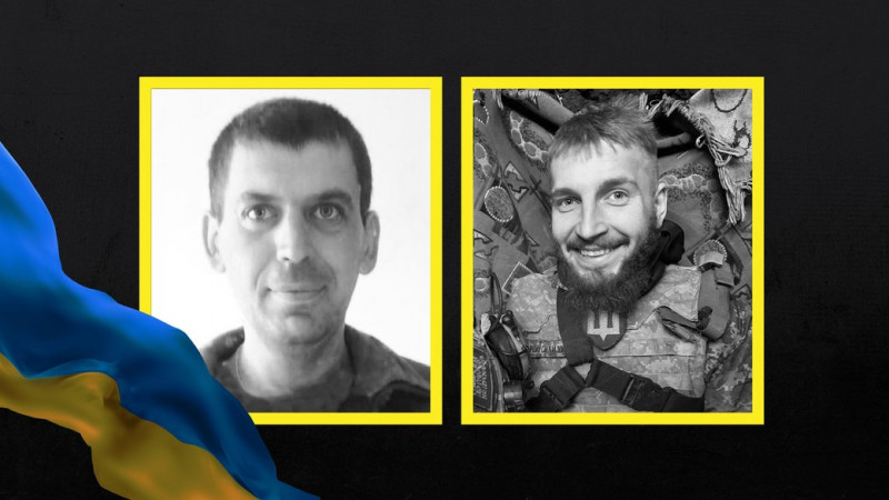 На Чернігівщині попрощалися із двома військовими ЗСУ, які загинули на Донеччині