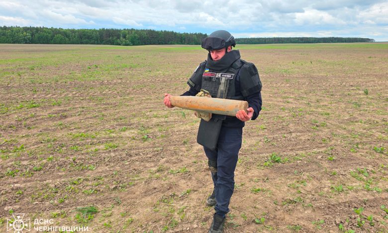 Піротехніки Чернігівщини вилучили 13 вибухонебезпечних предметів