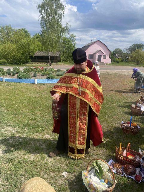 Українська молитва лунала на Великдень на прикордонні Чернігівщині