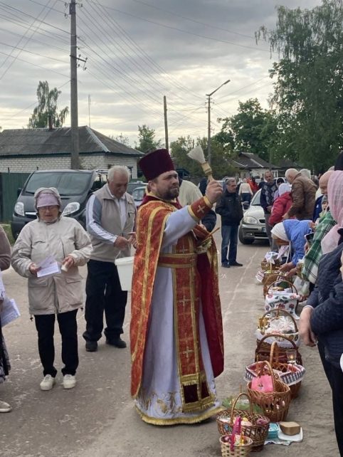Українська молитва лунала на Великдень на прикордонні Чернігівщині