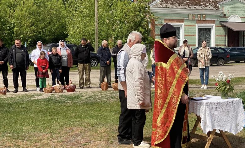 Українська молитва лунала на Великдень на прикордонні Чернігівщині